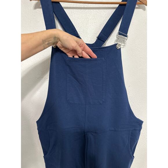 SWOVERALLS BKLYN Swovie Sweatpants Overall Shorts 2XL Blue Soft Casual 6 Pockets - Picture 4 of 15